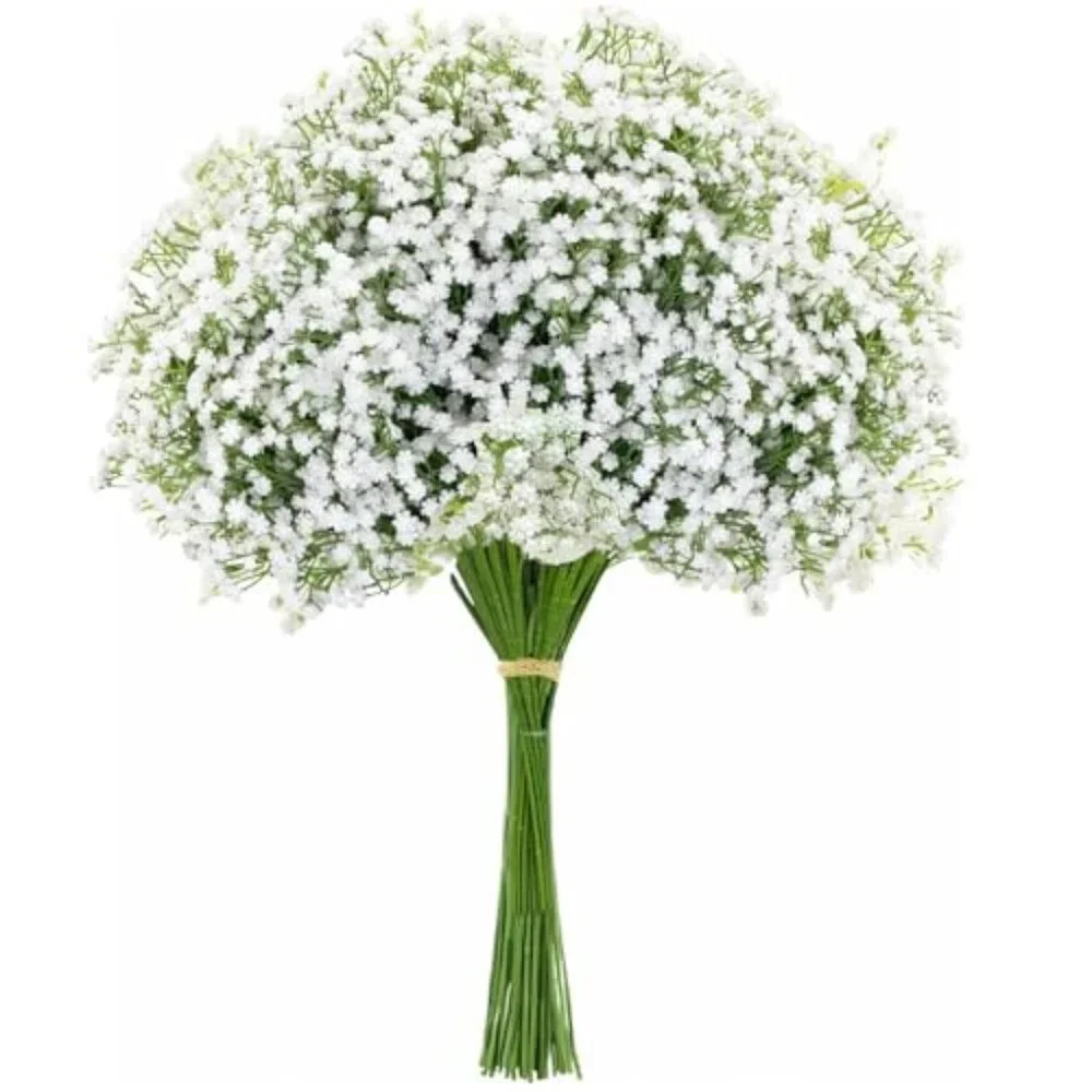 10PCS‎ 21-inch Sturdy Artificial Baby’s Breath Flowers